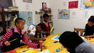 Our students at our office in Parow