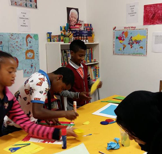 Our students at our office in Parow