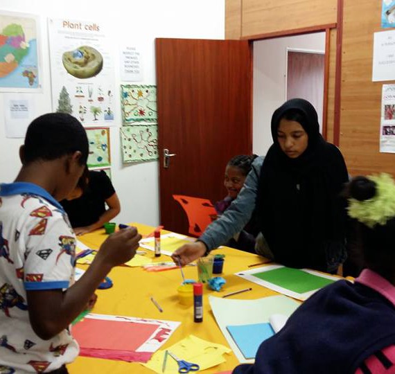 Our students at our office in Parow