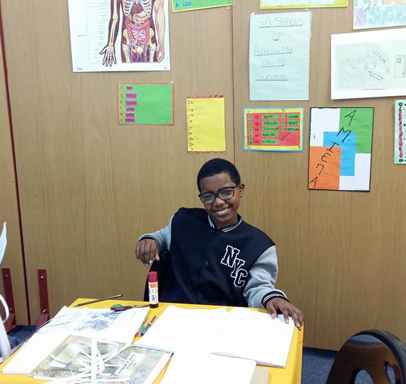 Our students at our office in Parow