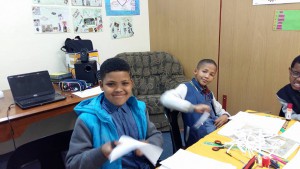 Our students at our office in Parow