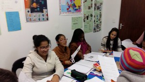 Our students at our office in Parow