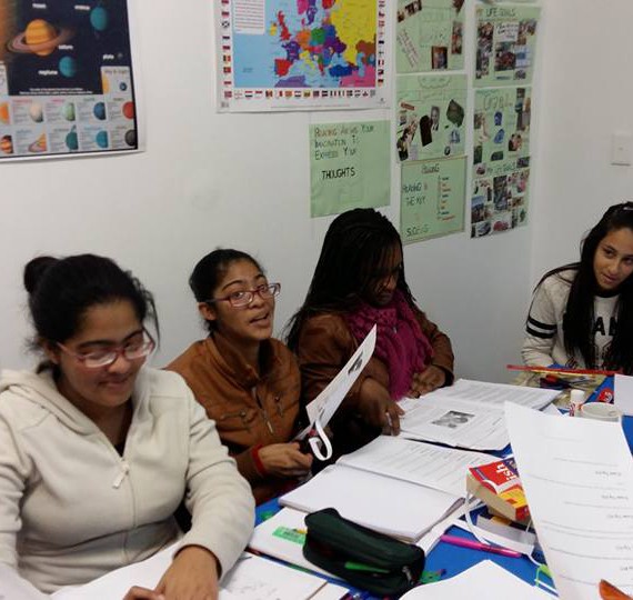 Our students at our office in Parow