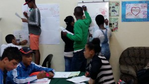Our students at our office in Parow